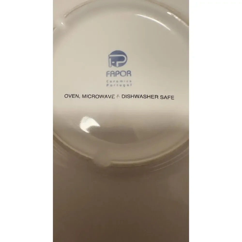 Fapor Ceramic Portugal Pizza Bake & Serve Plate Bowl Pizza Plate with Recipe - Picture 7 of 7